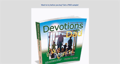 Desktop Screenshot of devotionswithdad.com