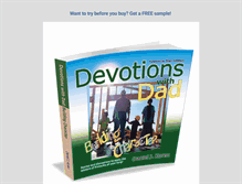 Tablet Screenshot of devotionswithdad.com